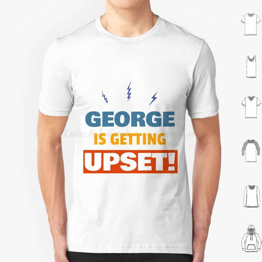 Copgeorge Is Getting Upset T Shirt 6Xl Cotton Cool Tee Seinfeld Jerry Seinfeld Kramer George 90S Sitcom Funny Tv Elaine Benes