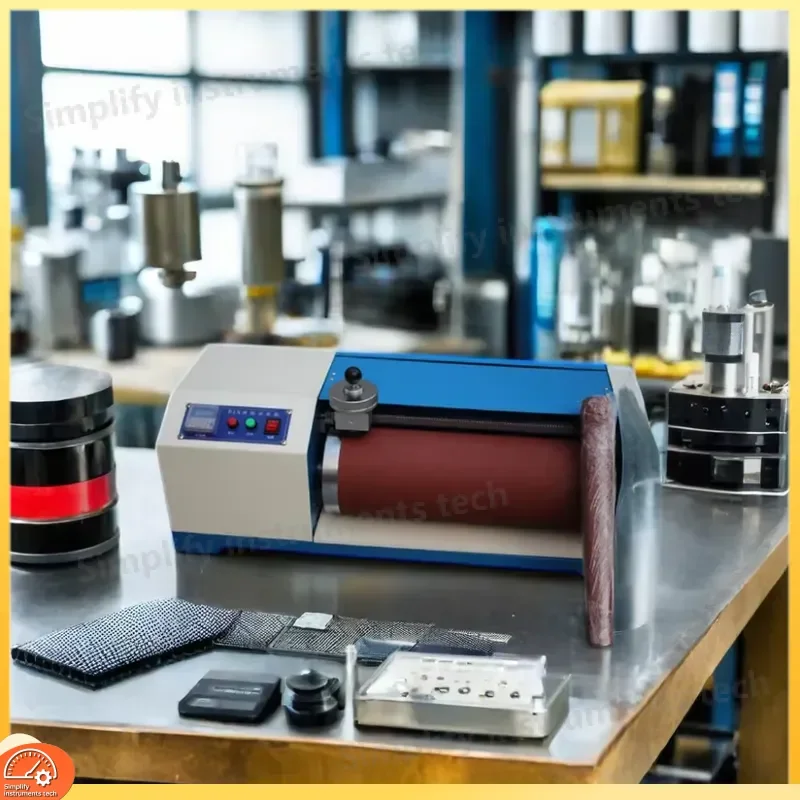 Wear Resistance Tester for Leather Fabric Textile Abrasion Testing Safe Efficient Lab Equipment