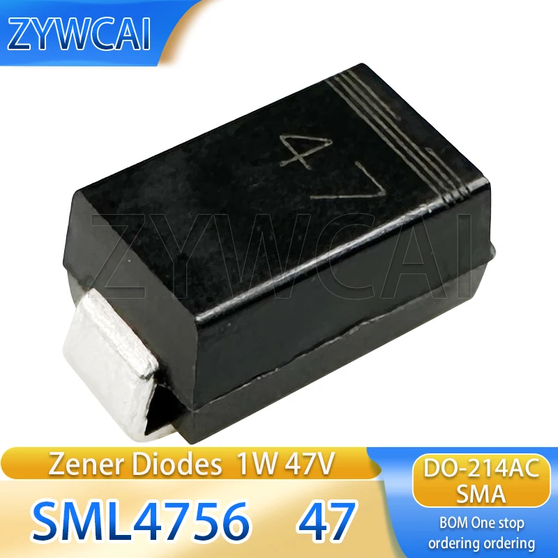20 قطعة SML4754 SML4755 SML4756 SML4757 SML4758A 39 43 47 51 56 1W39V 1W43V 1W47V 1W51V 1W56V زينر الجهد المنظم ديود