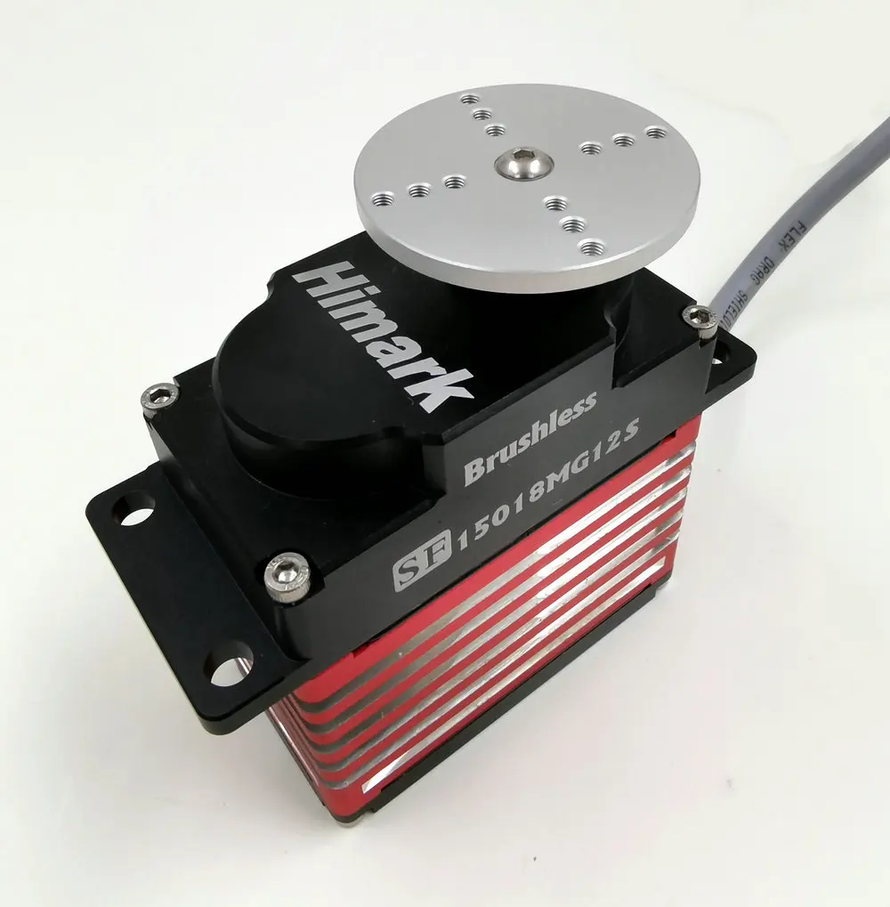 ​Himark SF15018MG 150KG RS422 12V 24V 48V Waterproof IP 67 High-Torque Brushless CAN Bus Feedback Servo