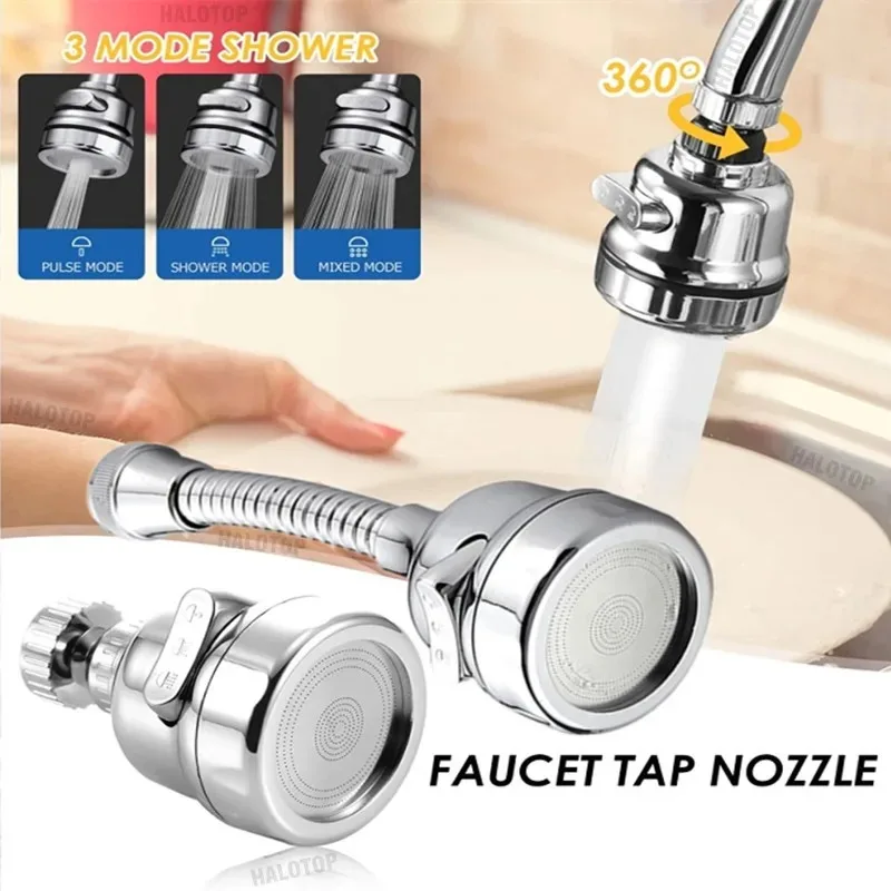 Sink Faucet 360 Degree Rotating Faucet Extender Water-Saving And Pressurized Faucet Extender Bathroom And Kitchen Accessories