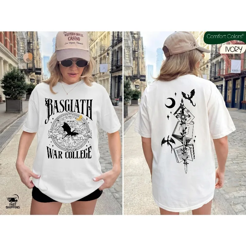 Bookworm War Shirt, Dragon Knight T-shirt Women's T-shirt Summer New Retro Harajuku Style Casual T-shirt