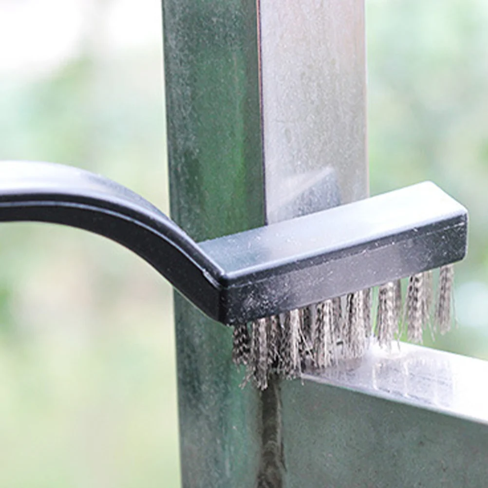 

12Pcs Durable Copper Wire Brushes Rust Scratch Cleaning Brushes Practical for Welding Machinery Use Scratch Wire Brush