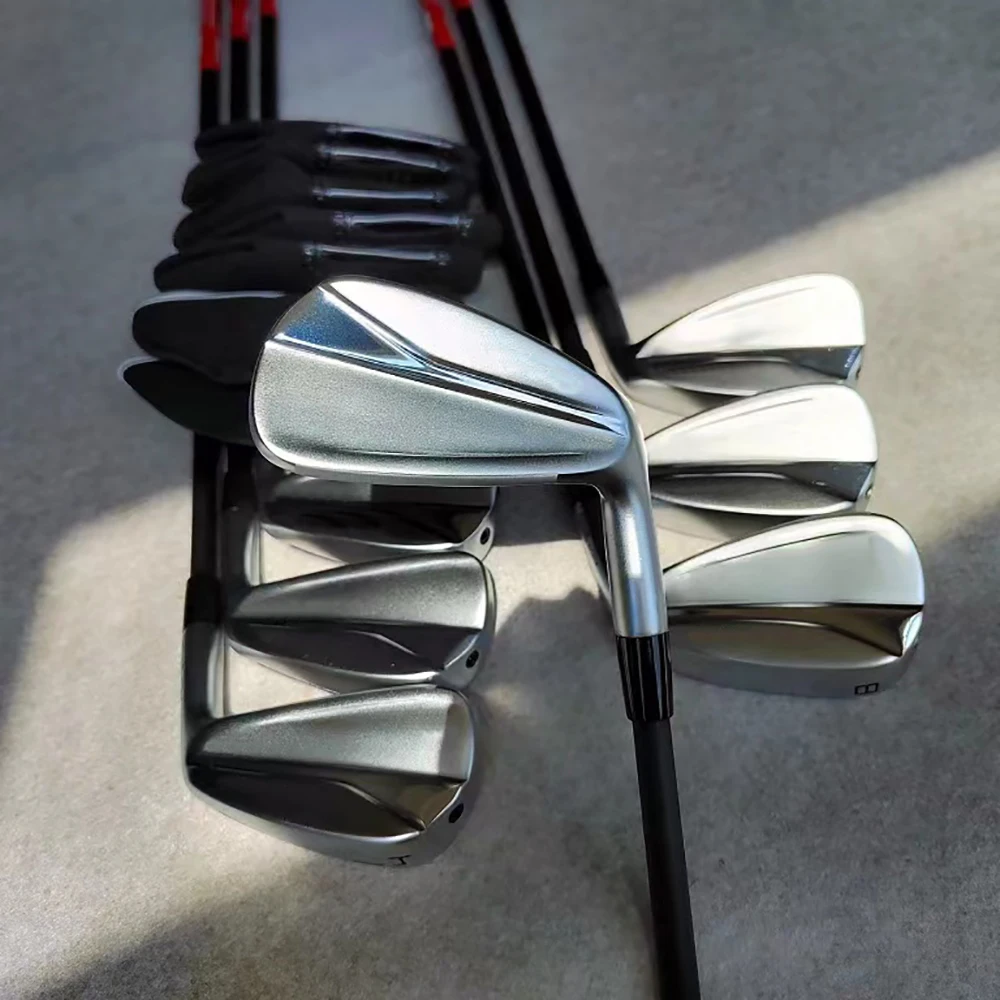 

Abay_ Golf Iron Set Third Generation Silver P790 golf club 4-9P R/S Flexible Steel/Graphite Body with Top Cover