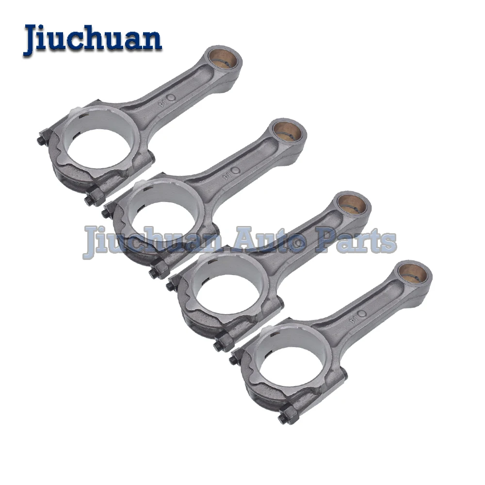 

4PC Connrod Connecting Rod Assy for Mitsubishi L200 4D56 K04T K14T K64T KA4T L300 Pajero L044G V14 V24 MD050006
