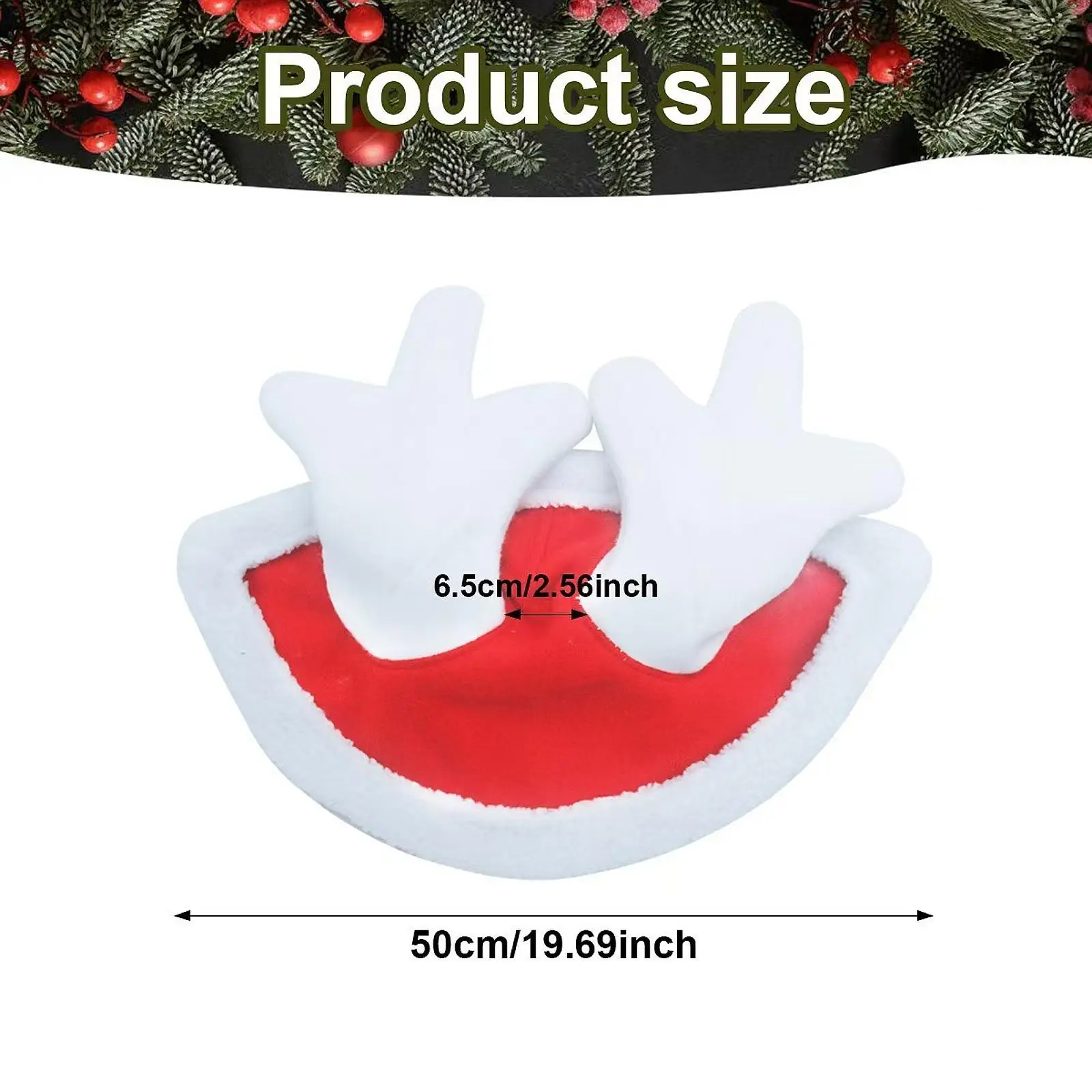 Kép 7: Lova karácsonyi Fejfedő, Avatás Fejfedő Estély kupak Fejezetdísz headwear lova santa Fejfedő Karácsony lova Fejfedő számára cosplay, karácsonyi Avatás