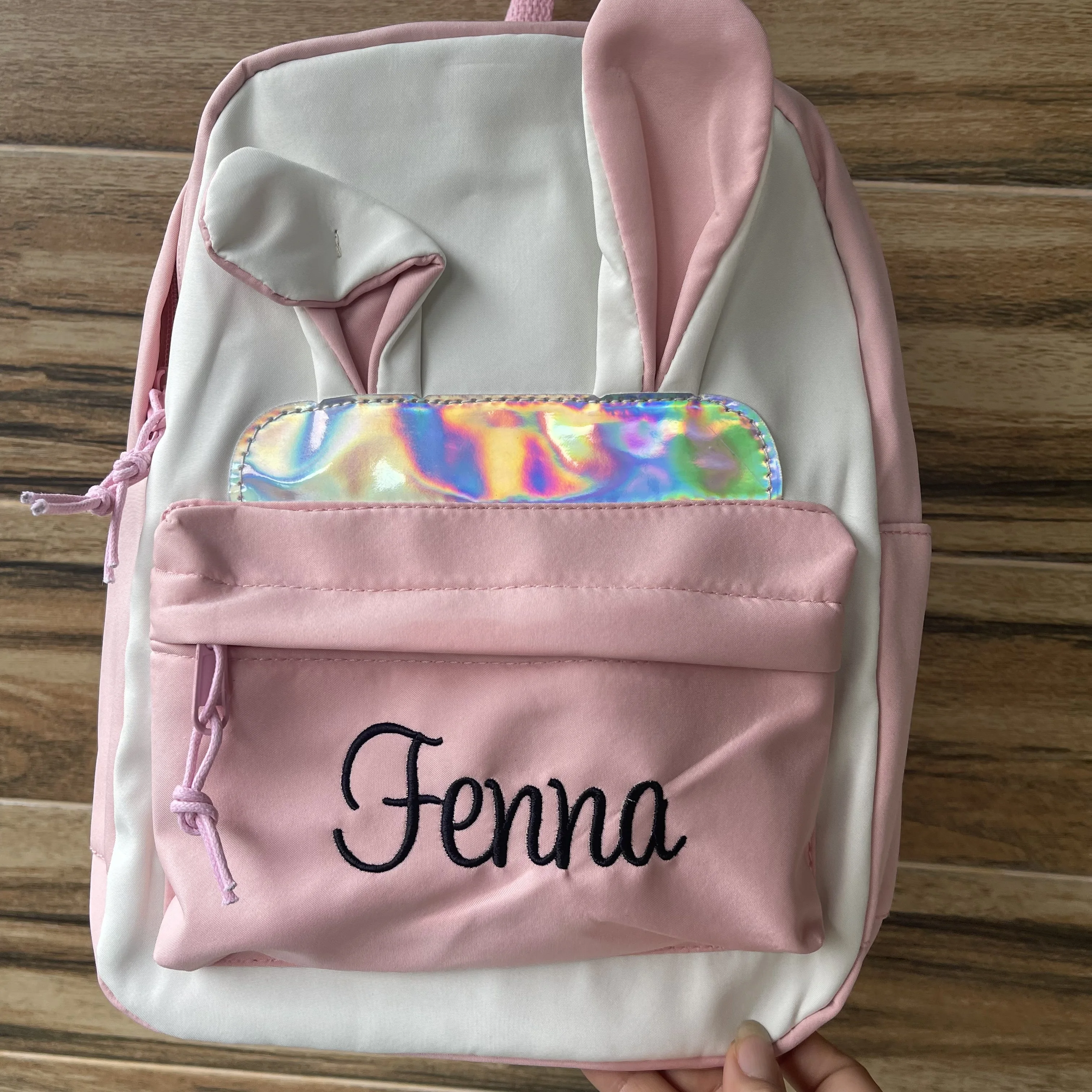 Personalized Customized Kindergarten Backpack Cute Cartoon Backpack With Wmbroidered Name Suitable For Little Boys And Girls