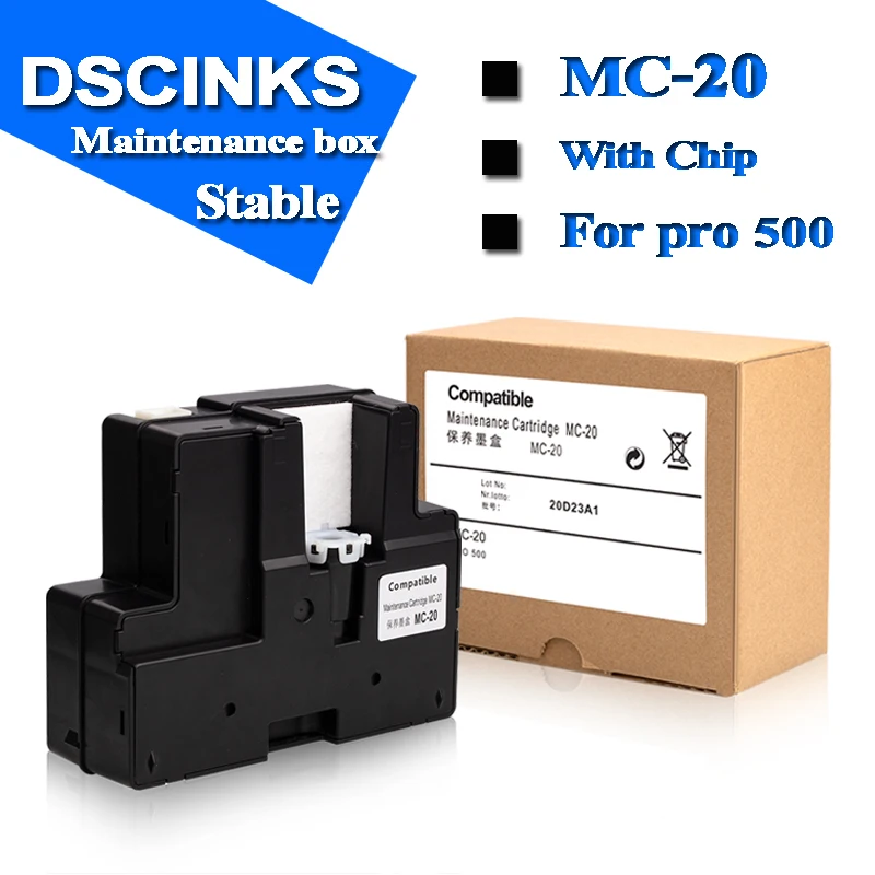 For Canon MC-20 Maintenance Tank / box For Canon imagePROGRAF PRO-1000 Pro 500 printer with MC-20 chip