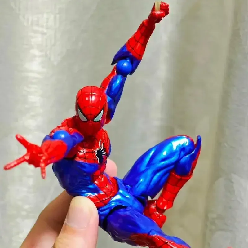 Neue Anime Spider-man Ver.2.0 Figur Super Hero Revoltech Erstaunliche Yamaguchi Spiderman Action-figuren Modell Spielzeug Kreatives Geschenk