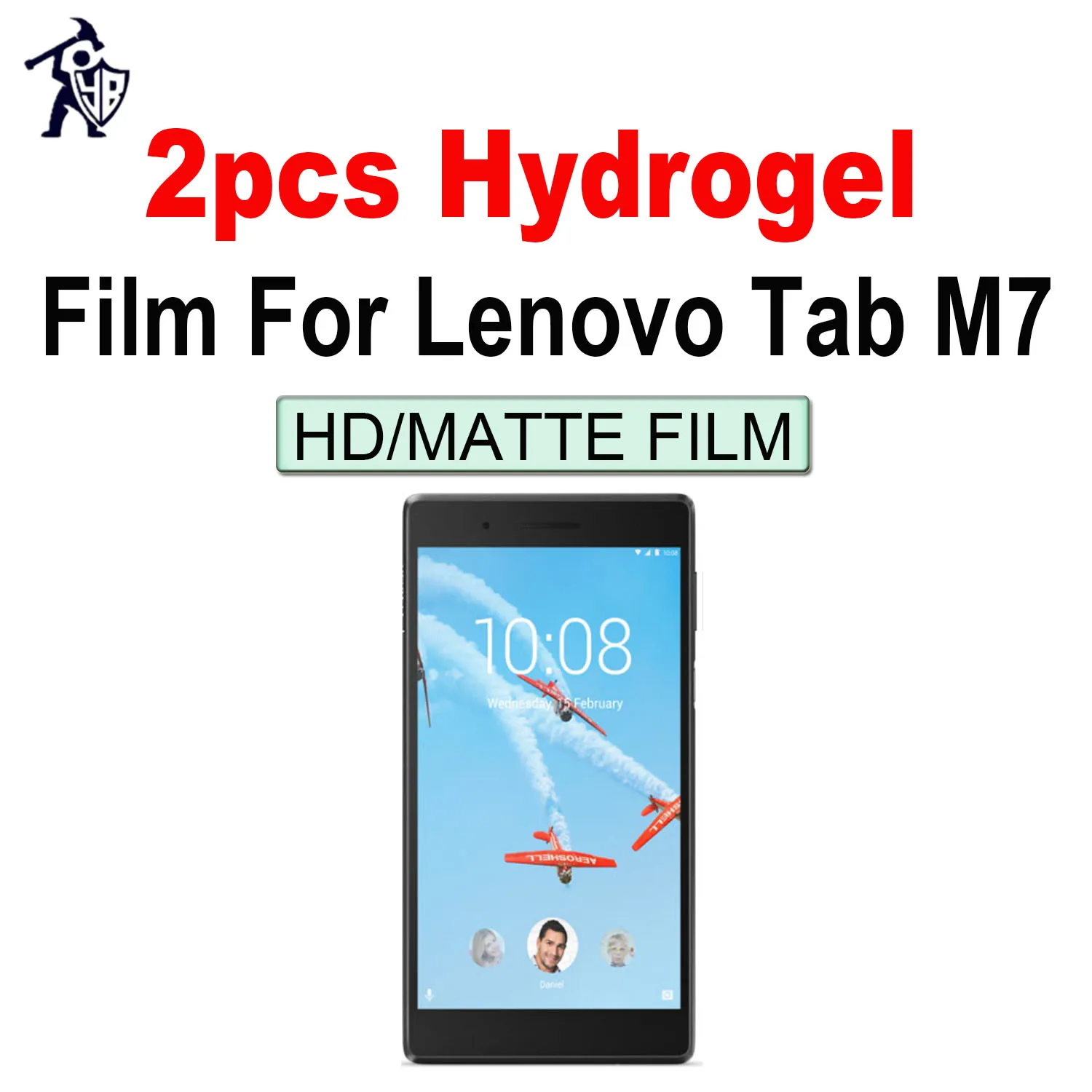 2pcs HD Tablet Film For Lenovo Tab 7 Screen Protector 7.0" Clear Matte Hydrogel Film Full Cover Soft Not Glass