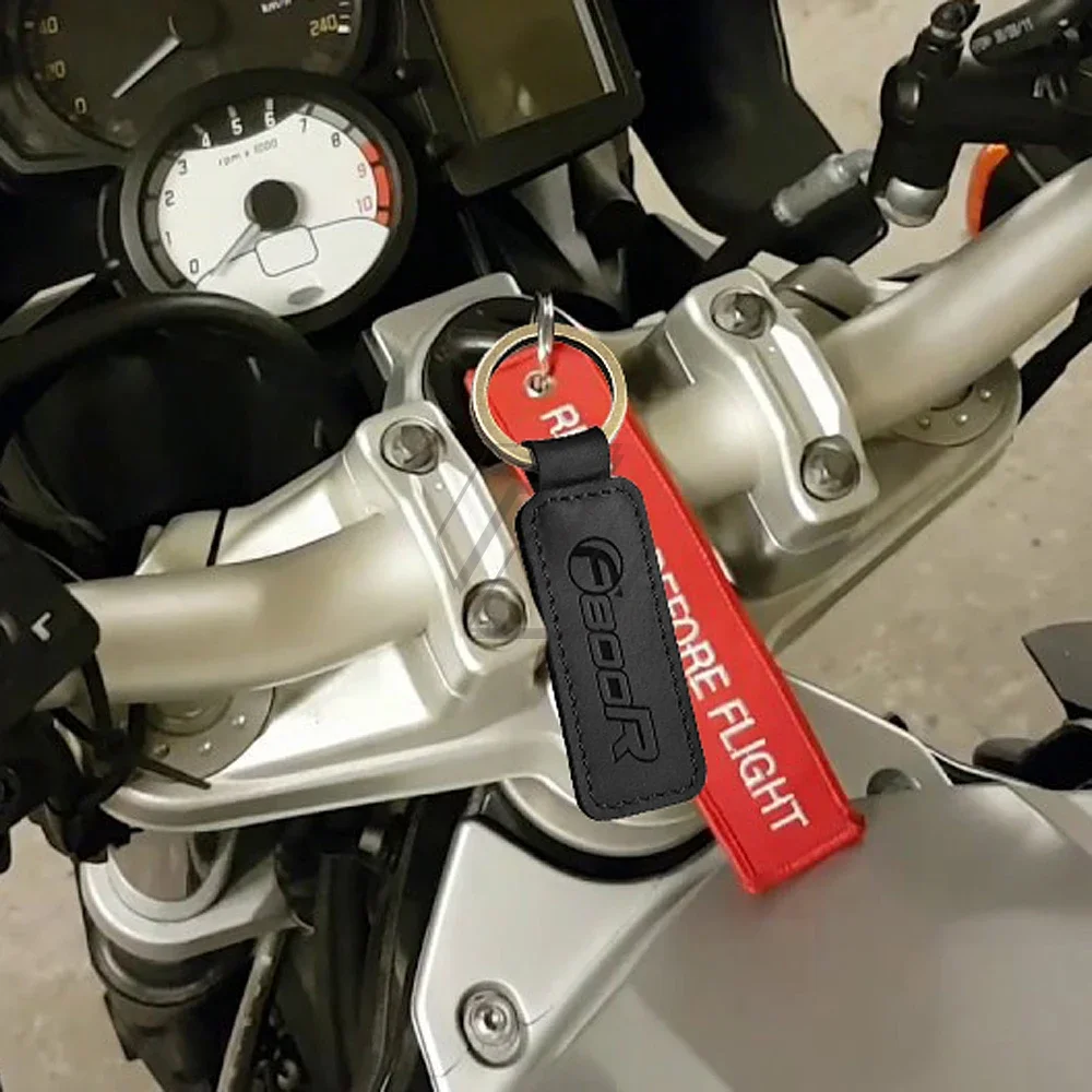 

Suitable for BMW F800R F800R - Crazy Horse Leather Motorcycle Leather Keychain Keychain Pendant