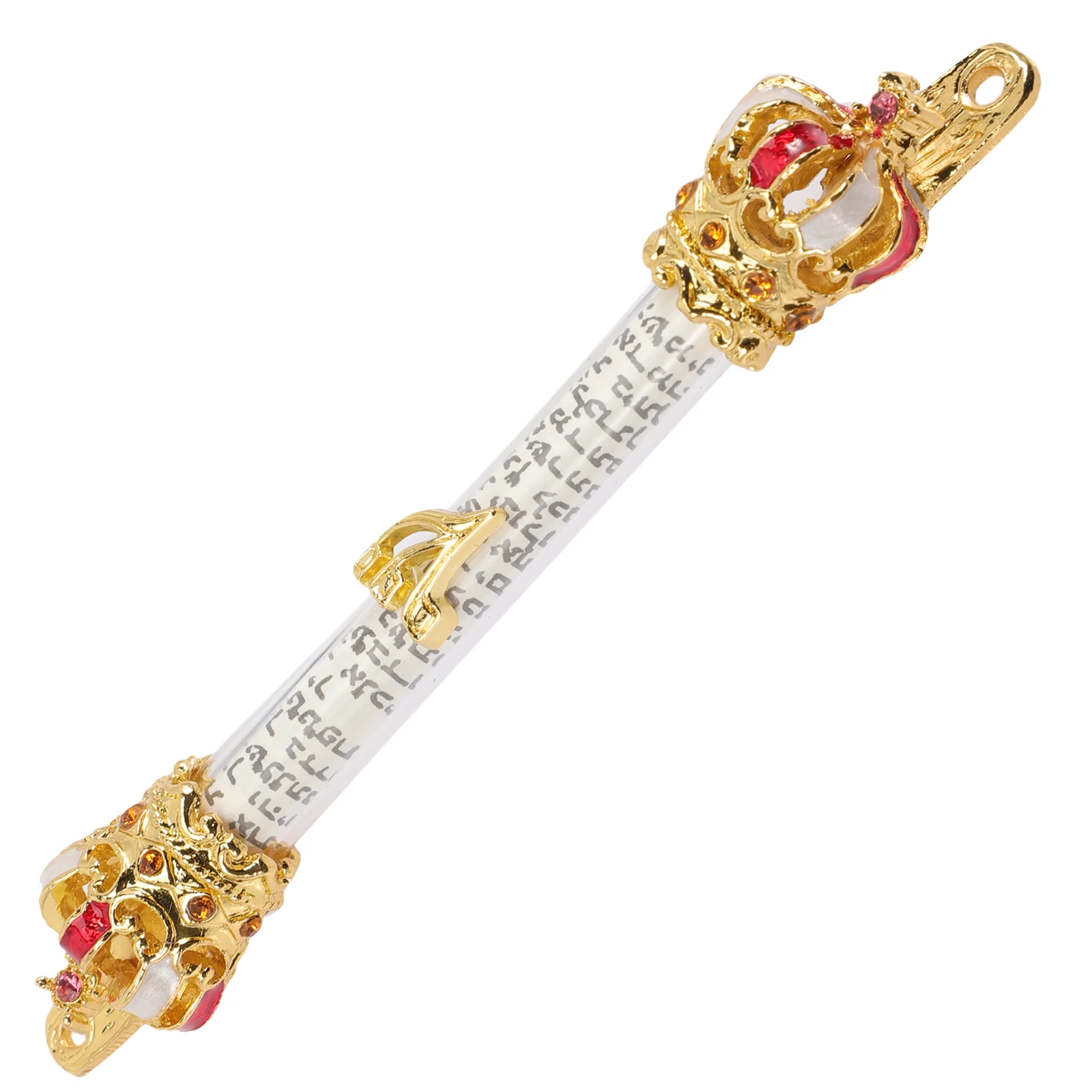 

Delicate Metal Religious Design Side Mezuzah Home Decoration Crafted Judaica Gift For Outside Door Best Jewish Gifts Hanukkah