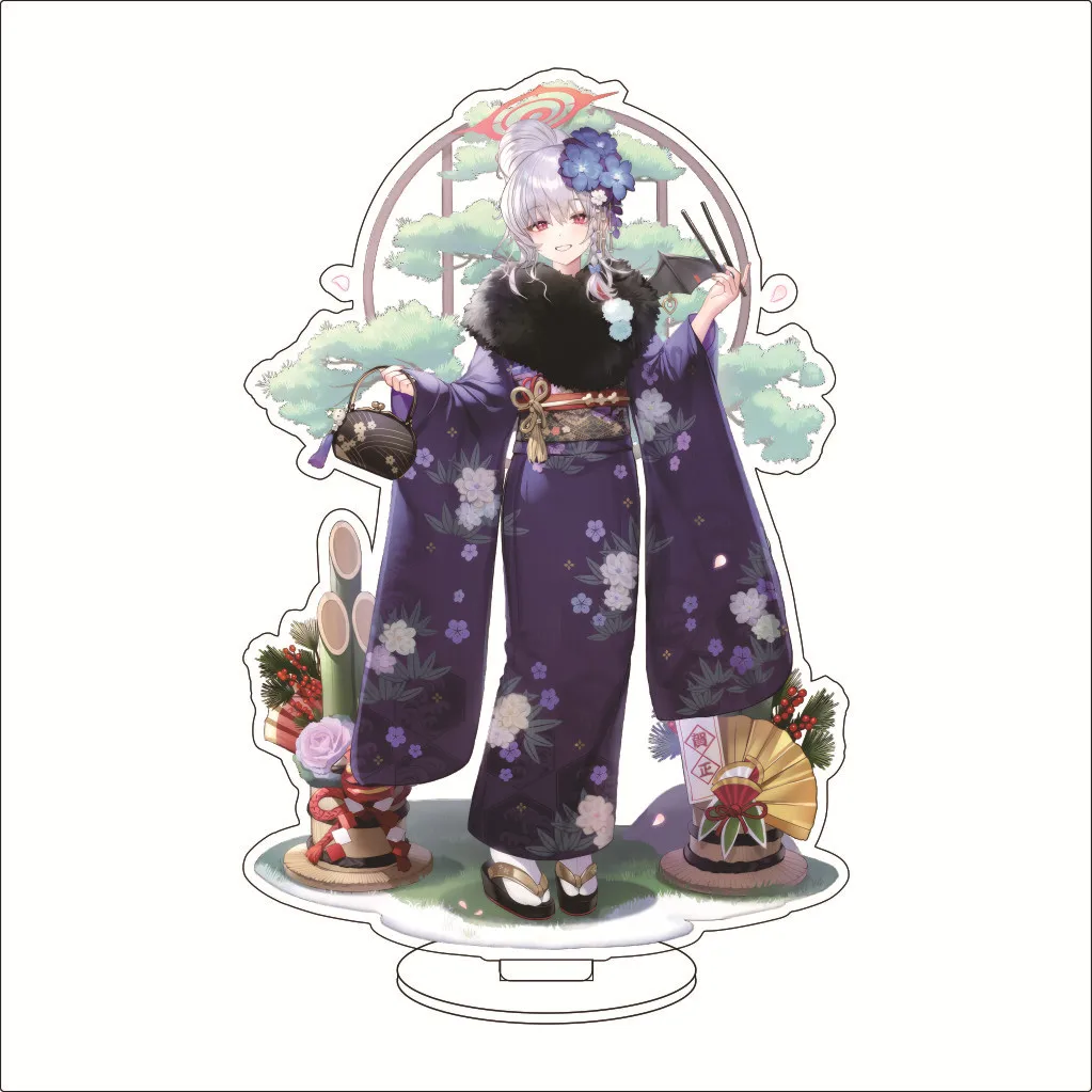 16CM Anime Blue Archive A.r.o.n.a Arona Sorasaki Hina Sunaookami Shiroko Cos Acrylic Figure Stand Ornaments Chirstmas Gifts view 5