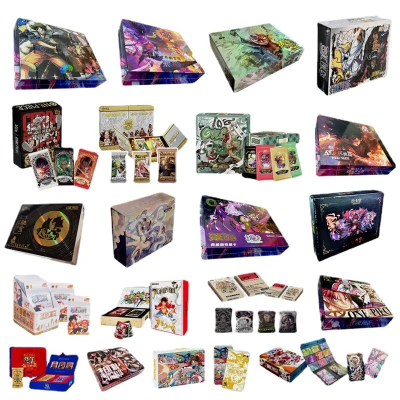 2024 One Piece Collections Rare Cards Box Booster Pack Anime Luffy Zoro Nami Chopper TCG Game Collectibles Card  Birthday Gift