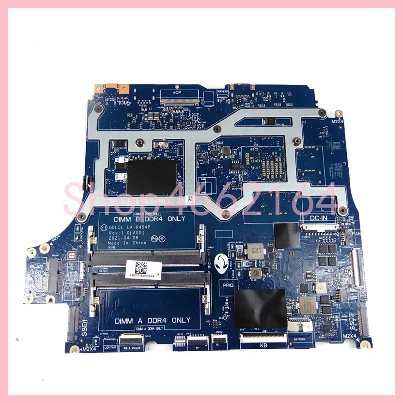 LA-K454P CPU:R5-5600H R7-5800H GPU:RTX3050-V4G RTX3050Ti-V4G Laptop Motherboard For Dell G15 5515 Notebook Mainboard