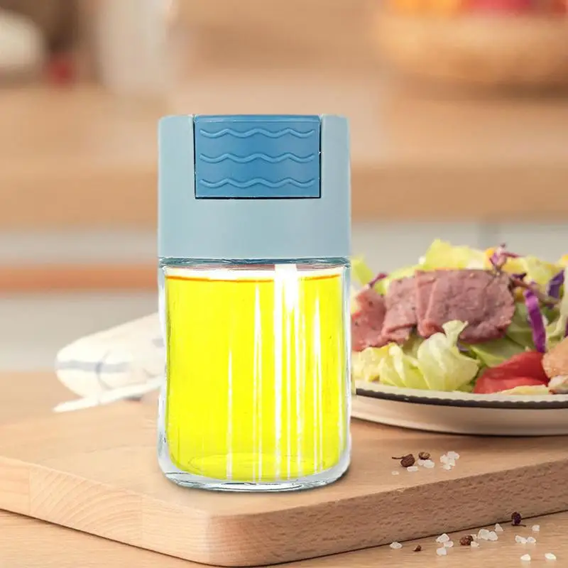 Glass Seasoning Containers Dust-Proof Sealed Food Organizer Seasoning Shaker Food Grade Small Seasoning Bottles For Home Kitchen