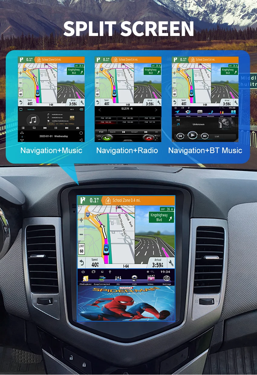 

9,7-дюймовый Android 12,0 с вертикальным экраном в стиле Tesla, автомобильное радио для Porsche Cayenne 2002-2010, мультимедийный плеер QLED Navi, GPS, стерео BT