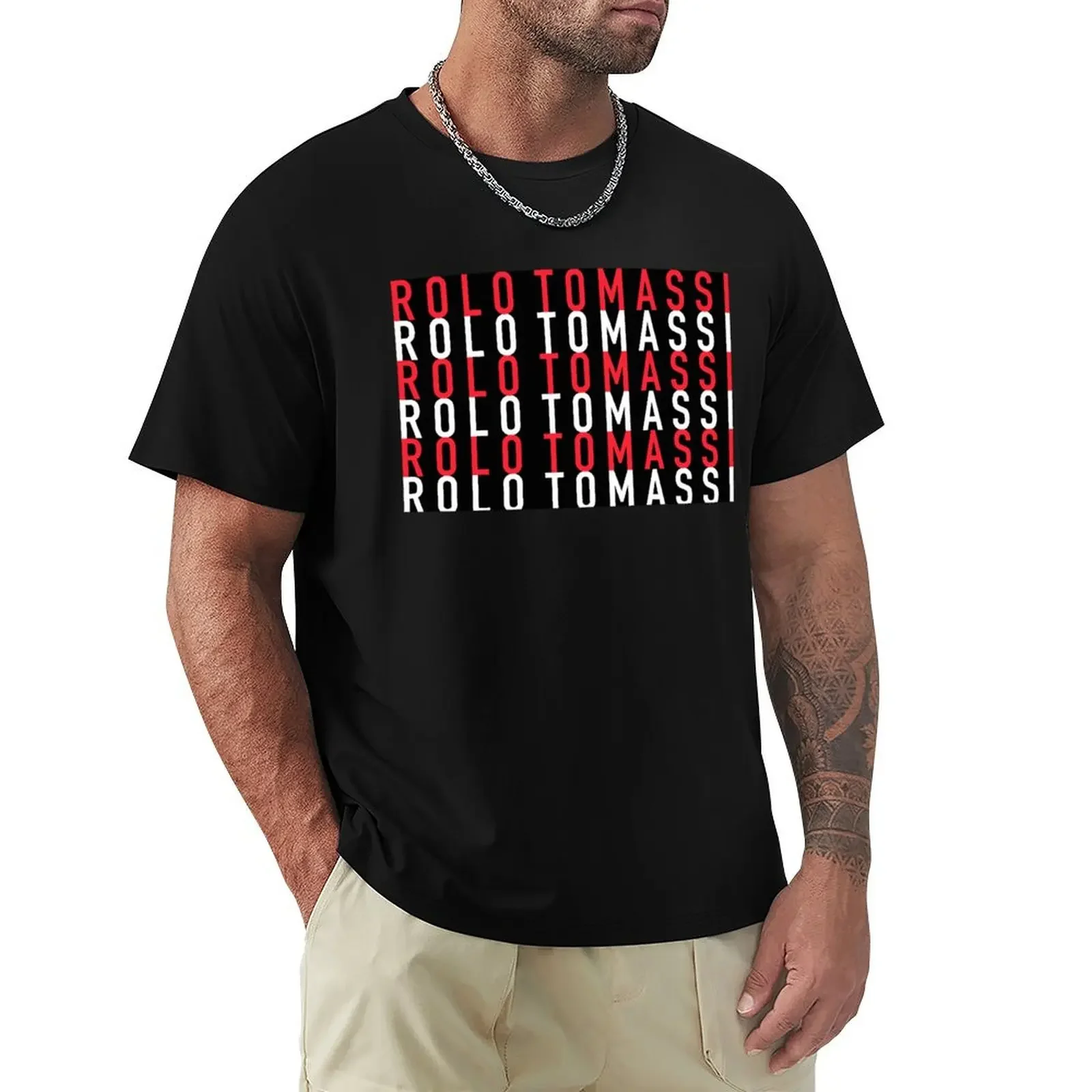 ROLO TAMASSI T-shirt new edition customizeds boys whites tshirts for men