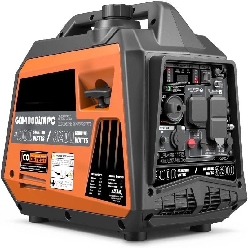 Generator，EPA Compliant, Eco-Mode Feature, Ultra Lightweight for Backup Home Use & Camping