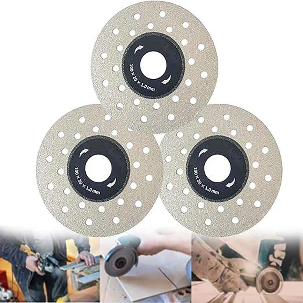 

4" 100mm Diamond Dry Cutting Disc Slabs Porcelain Ceramic Tile Marble Thin Cutting Blade Discs for Marble Machine Angle Grinder