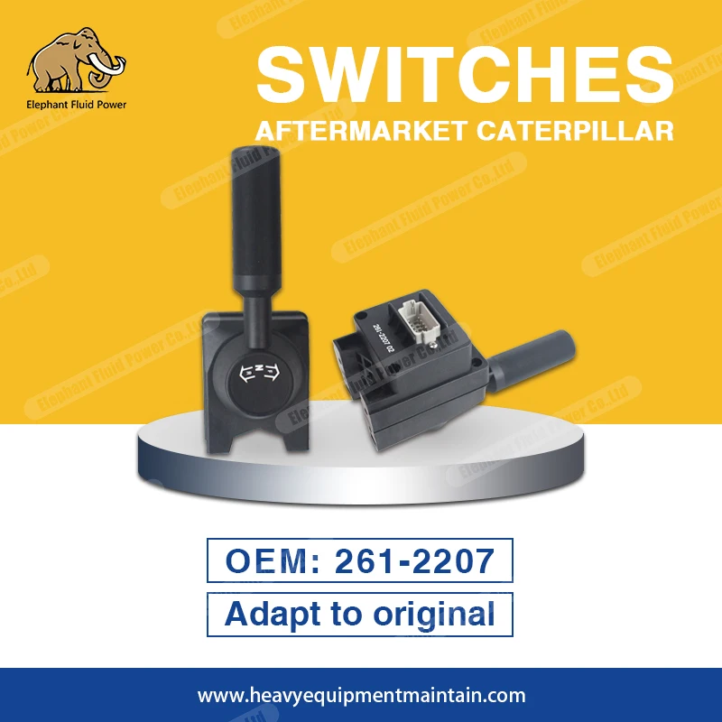 

New 261-2207 Loader Excavator Control Group Transmission for CAT 416D 424B 428E 442D Transmission Shift Control Switch 2612207