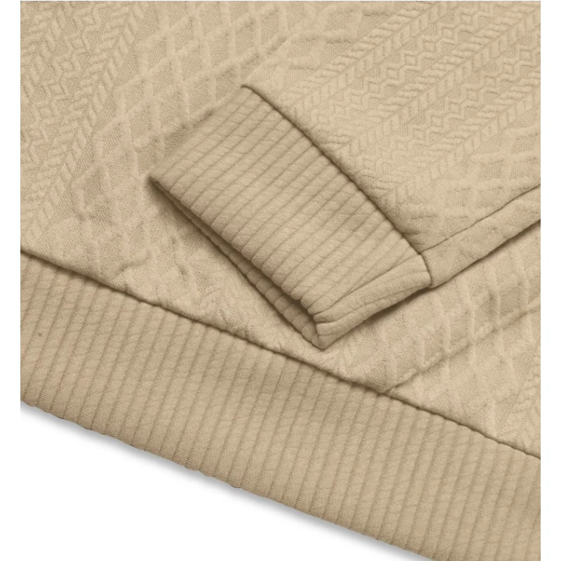 Осень-зима, мужская жаккардовая вязаная толстовка с длинными рукавами, повседневная толстовка с воротником-стойкой, евро 5XL, уличная мужская одежда B0059