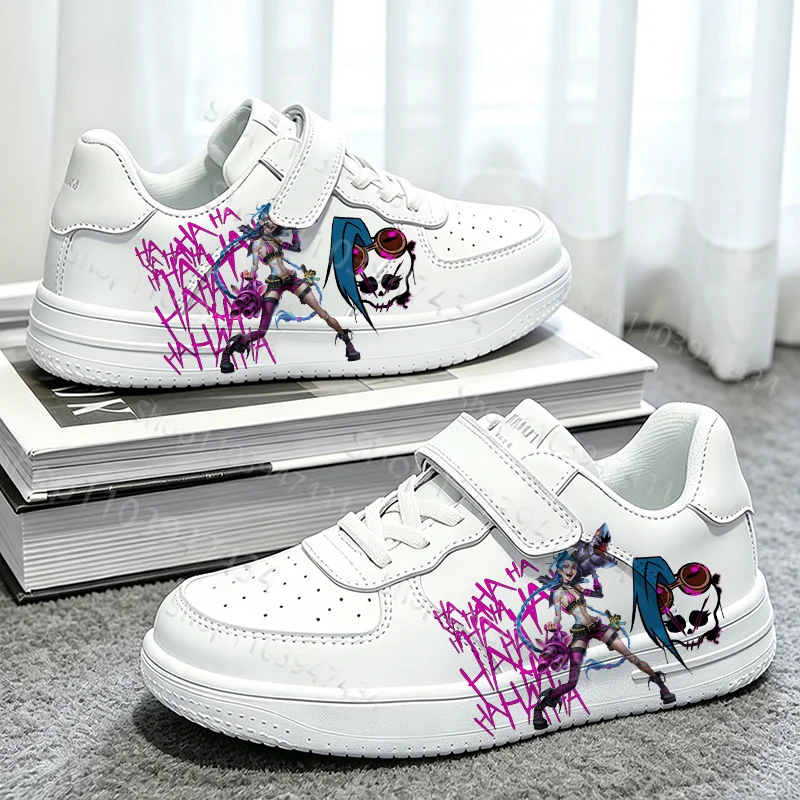 

Boys Girls Jinx Parent Child Shoes Woman Personalized Design Kids Sports Running Shoes New Model Cool Casual Shoes