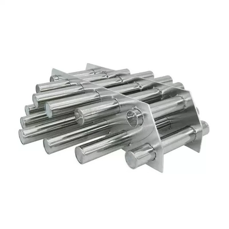 9 Tube Magnetic Frame 2500 Gauss Injection Molding Machine Hopper Magnet Rack Dryer Resin Metal Separator 1Pc