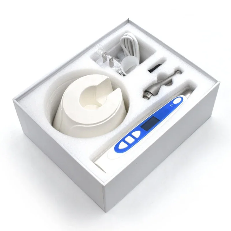 Wireless Dental Endo Motor with 2 in 1 Locator 1:1 Contra-angle Root Canal Preparation Endodontic Treatment Equipment