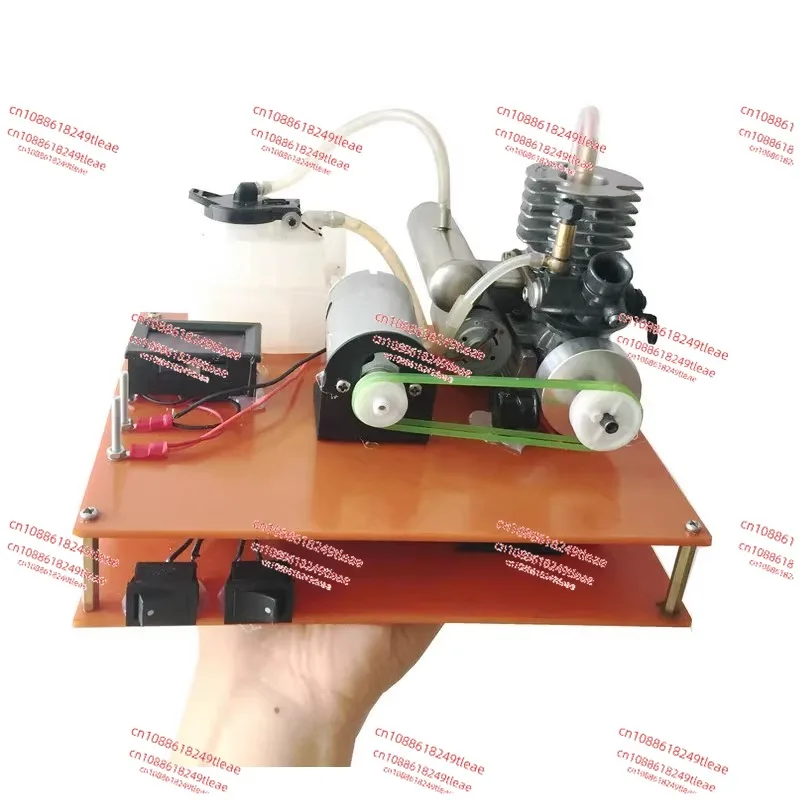 Engine changed to DIY micro micro small engine generator 12V type one click start