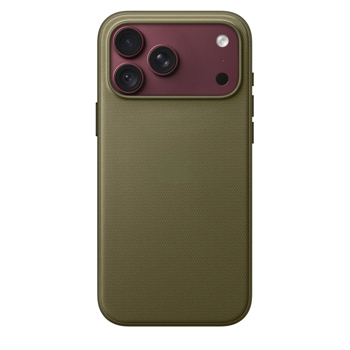 Technologiczne, tkane etui na telefon z magnetycznym zamknięciem, przeznaczone dla modelu 18 Pro Max. Zapewnia pełne ochronę aparatu, jest odporne na zarysowania, wykonane z tkaniny. Dostępne w wielu kolorach. — zdjęcie produktu 6