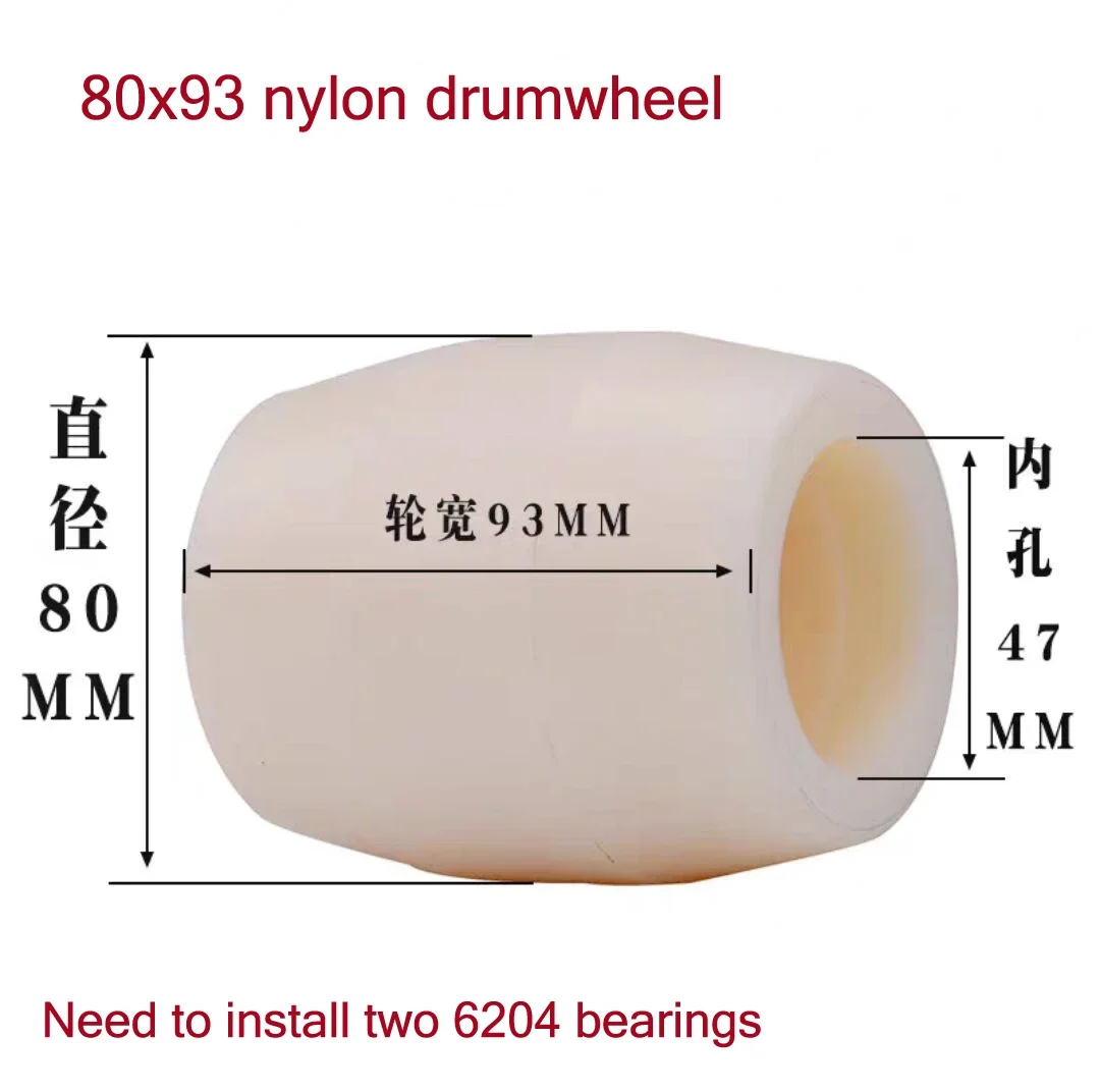 1pc Forklift Wheel Accessories Nylon Wheel Manual Hydraulic Truck Ground Bull Cart Iron Core PU Polyurethane Lifting Bearing Hig