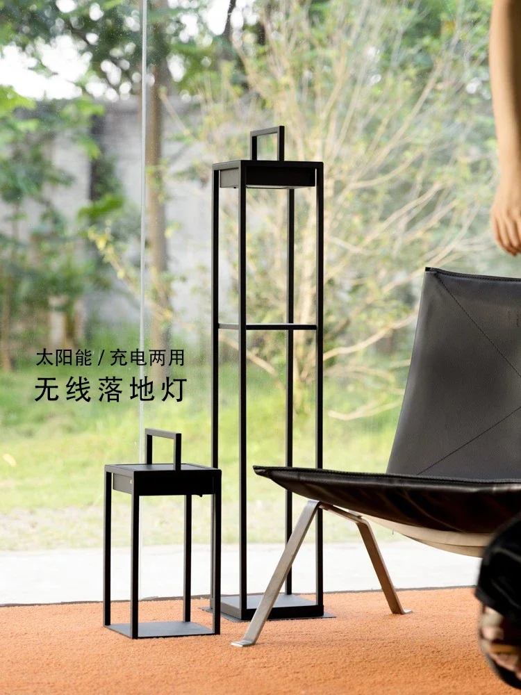 Solar Downton Abbey Outdoor Garden Wireless Charging Handheld Desk Lamp Floor Lamp