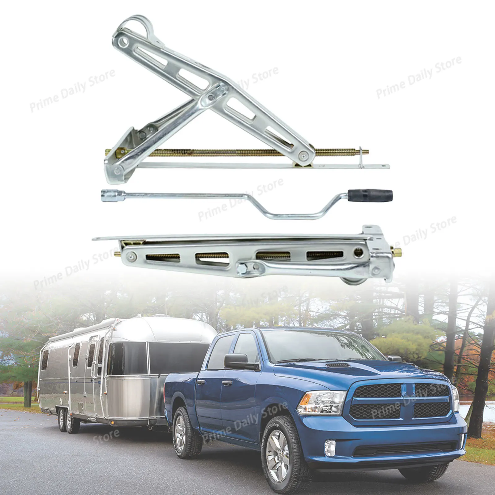 Trailer Fitting, Caravan Stabilizer Legs, Heavy‑Duty Trailer Jack, Support Stands for RV Retrofit Components
