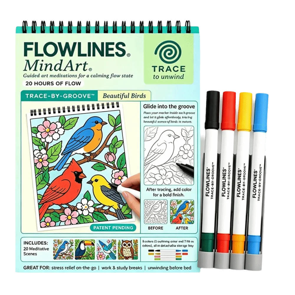 Easy Cartoon Coloring Book Educational Theme Stress Relief Doodle Activity Book DIY Design Anti Anxiety Drawing Art Book