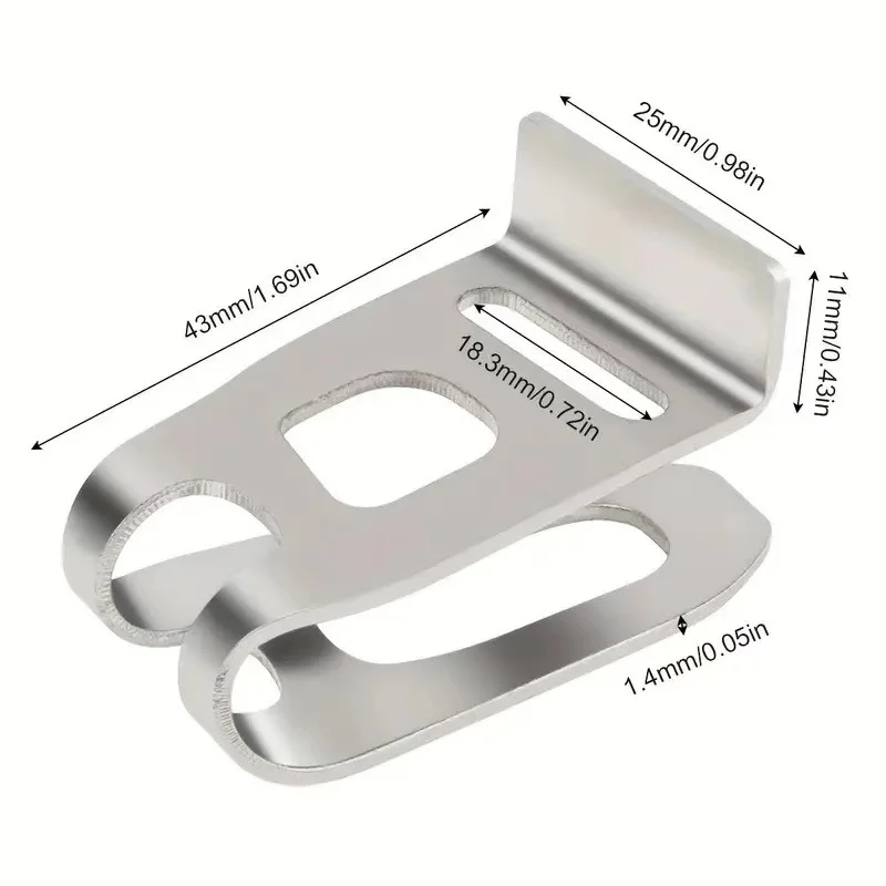 1Pc Electric Drill Belt Clip Replacement Hooks Tool Holder Fit for Dewalt / Makita / Bosch Impact Drills Tool Belt Holder Clip