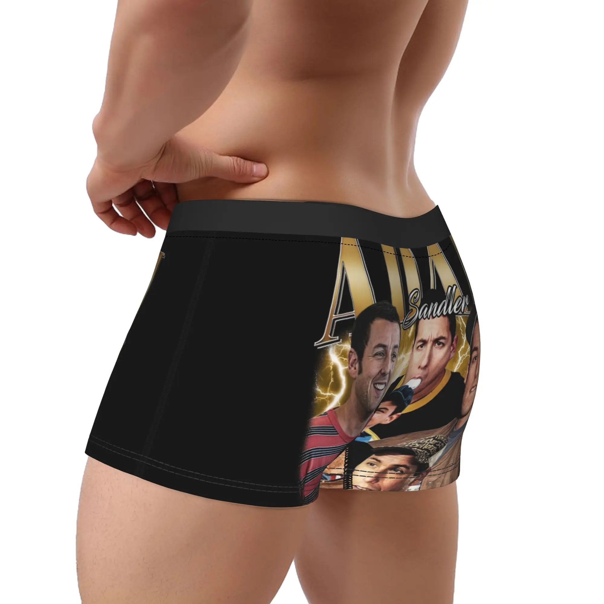 Happy Gilmore Movie Boxer ملابس داخلية قصيرة عالية الجودة رجل مثير لينة Boxershorts نمط سراويل داخلية كبيرة الحجم