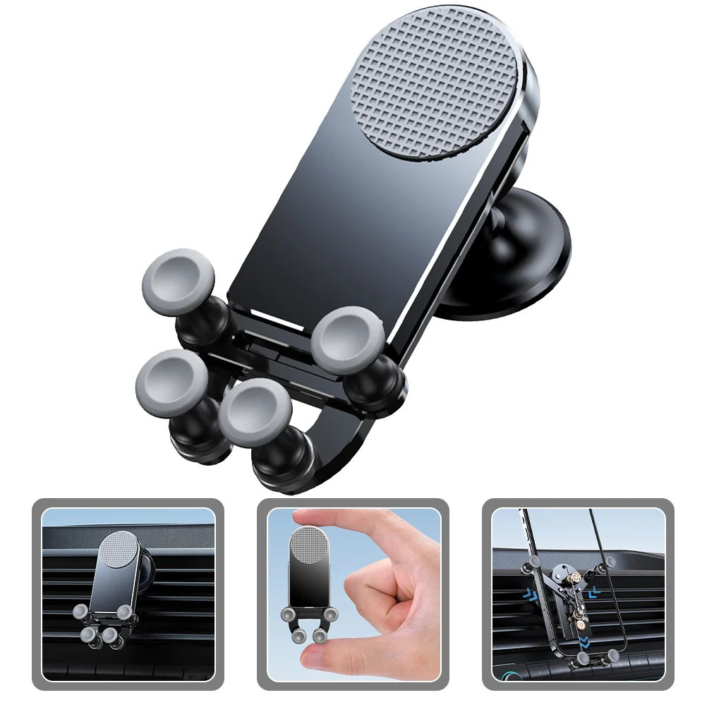 

Holder Cars Vehicle Bracket Air Outlet Slip Folding Screen Mount Cradle Abs