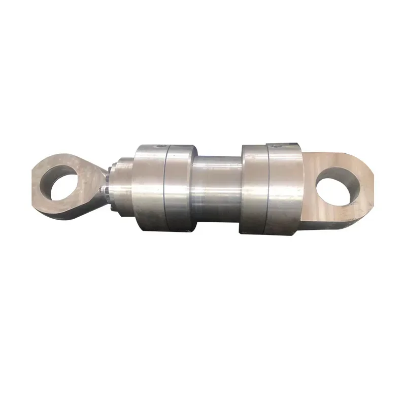 Metallurgical rolled steel cylinder bottom earrings V-shaped combined copper sleeve guide buffer integral earrings piston rod