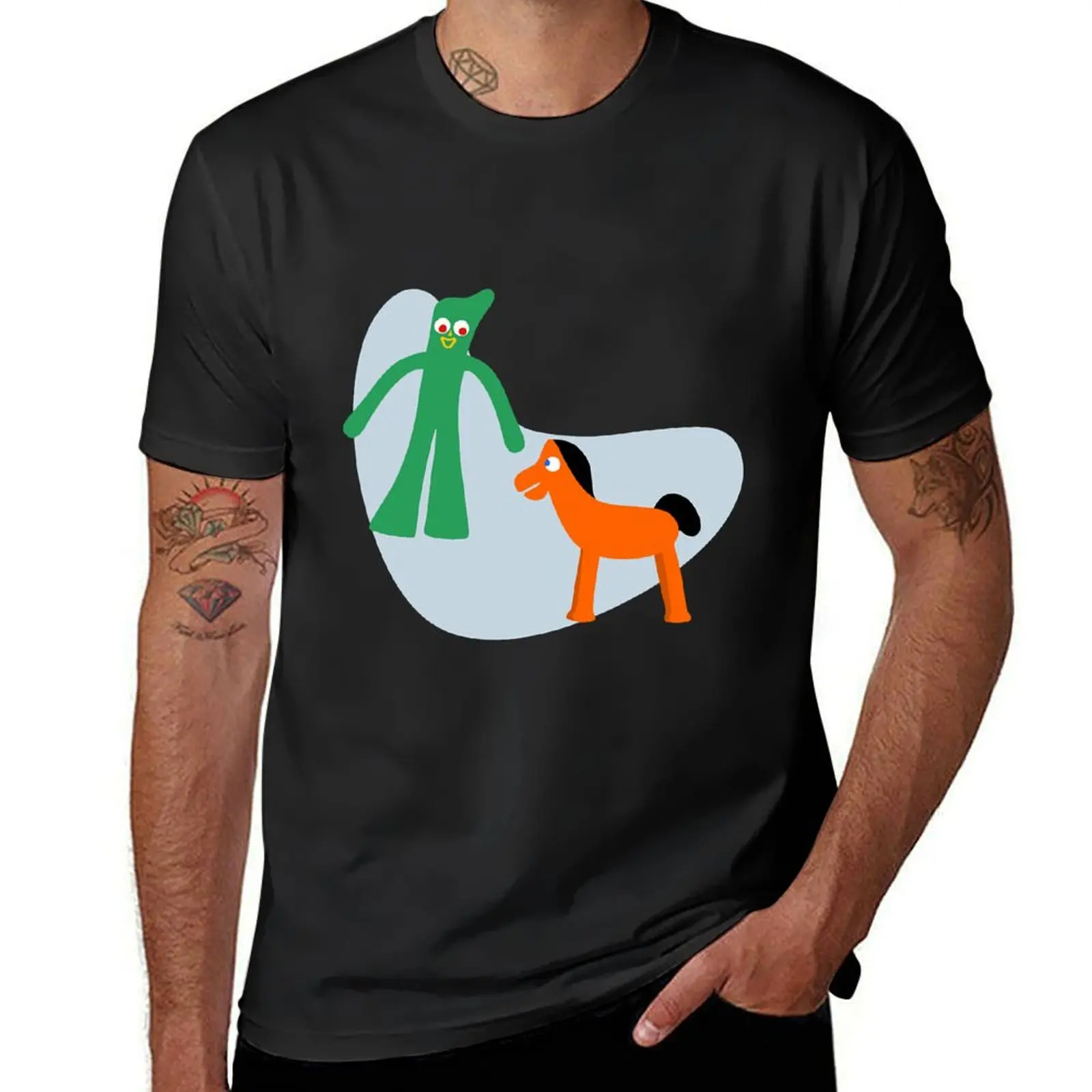 Spinal Tap-Camiseta de Gumby para hombre, ropa de tallas grandes sublime, tops bonitos