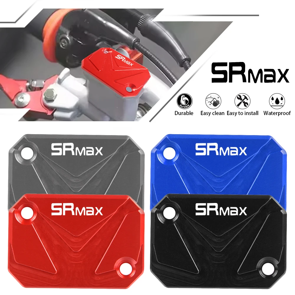 

For Aprilia SRMAX300 SRMAX250 2018-2020 Front Rear Brake Fluid Reservoir Cap Cover SR MAX 300 250 2019 Motorcycle Accessorie