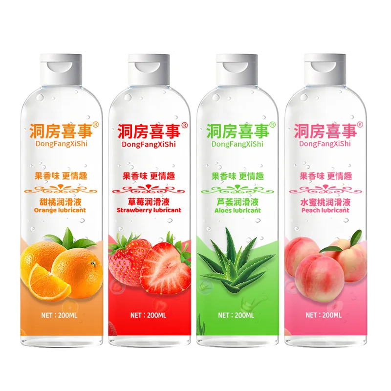 الأكثر مبيعا نكهة الفاكهة جسم الإنسان زيت التشحيم 200 مللي للذوبان في الماء المهبل الشرج زيوت التشحيم الأزواج يمزح منتجات الاستمناء