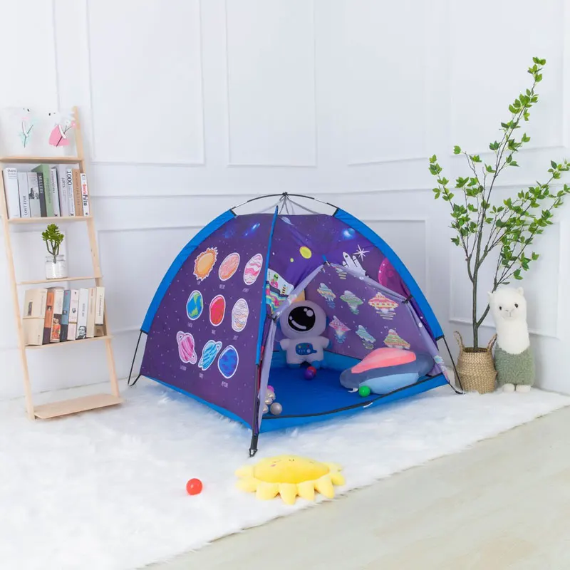 Draagbare Kinderen Tent Tipi Camping Tent Outdoor Games Tuin Kind Teepee Baby Bal Pit Kinderbox Ruimte Thema Kinderen Tent