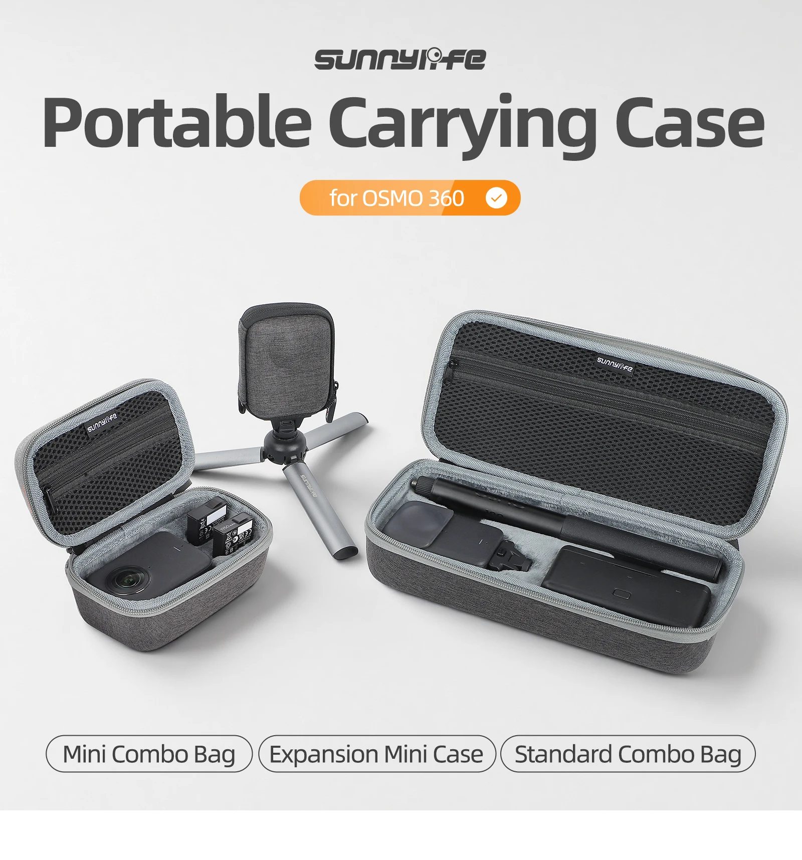 Tragbare Tragetasche, Reise-Aufbewahrungstasche, Hartschalentasche für den Außenbereich, Handtasche, Schutzhülle für OSMO 360-Zubehör
