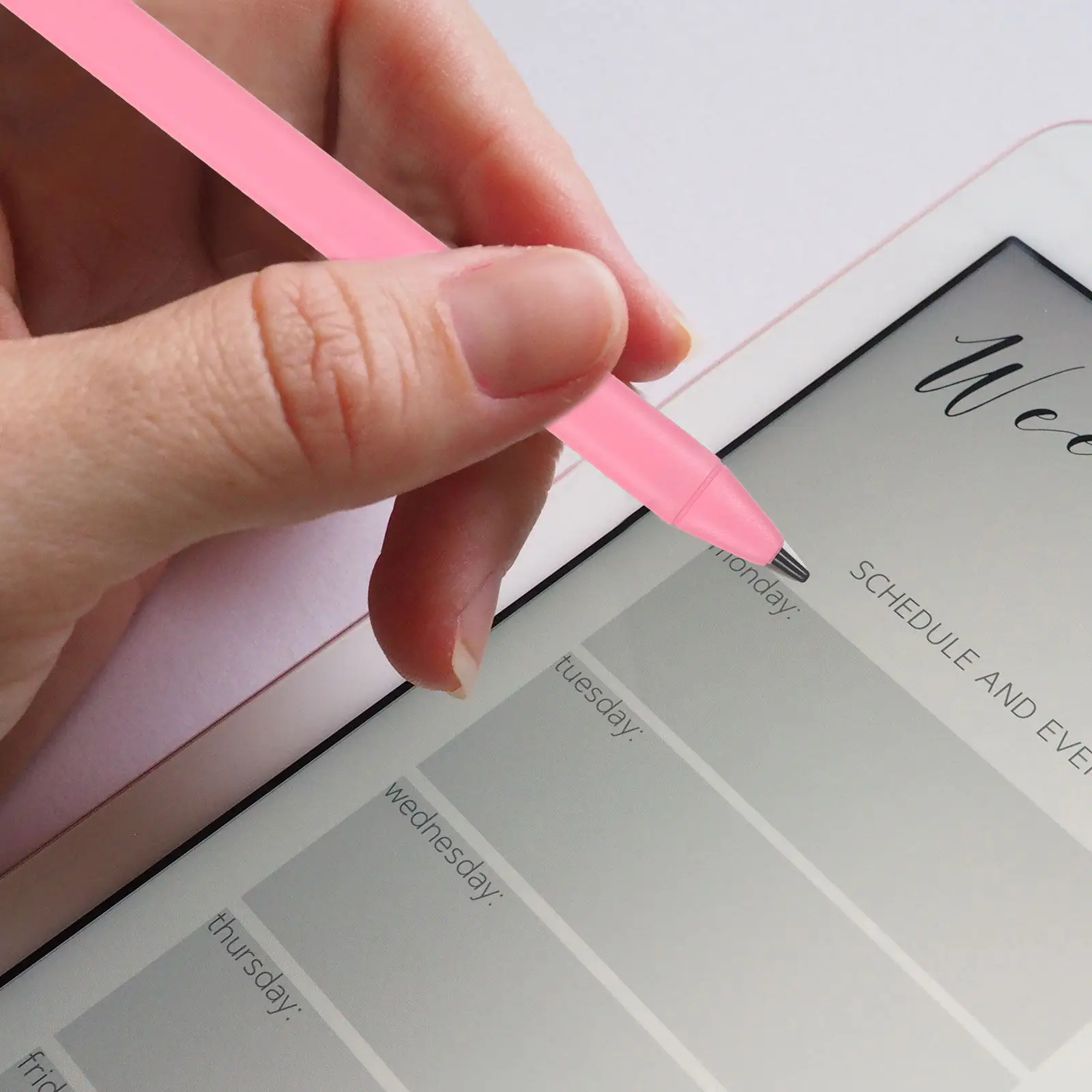 6Pcs Stylus Pen for Touch Screens Writing Tablet LCD Tablet Doodle Board Smooth Writing Portable Scratch Resistant Safe Design
