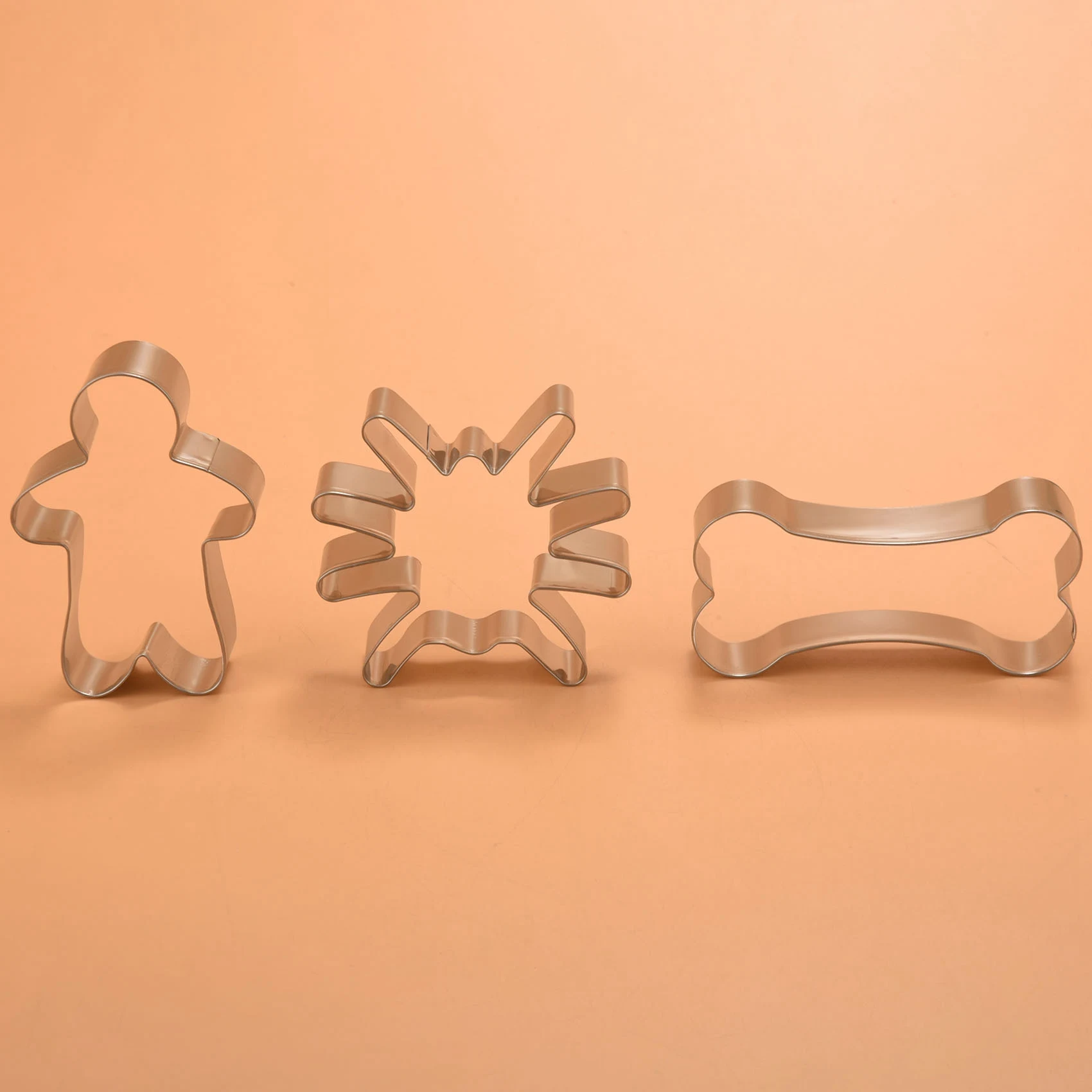 ABVC Halloween Cookie Cutters, 15 PCS Cookie Cutters Shape, Stainless Steel Cutters Molds Cutters For Cat,Bat,Ghost,Pumpkin
