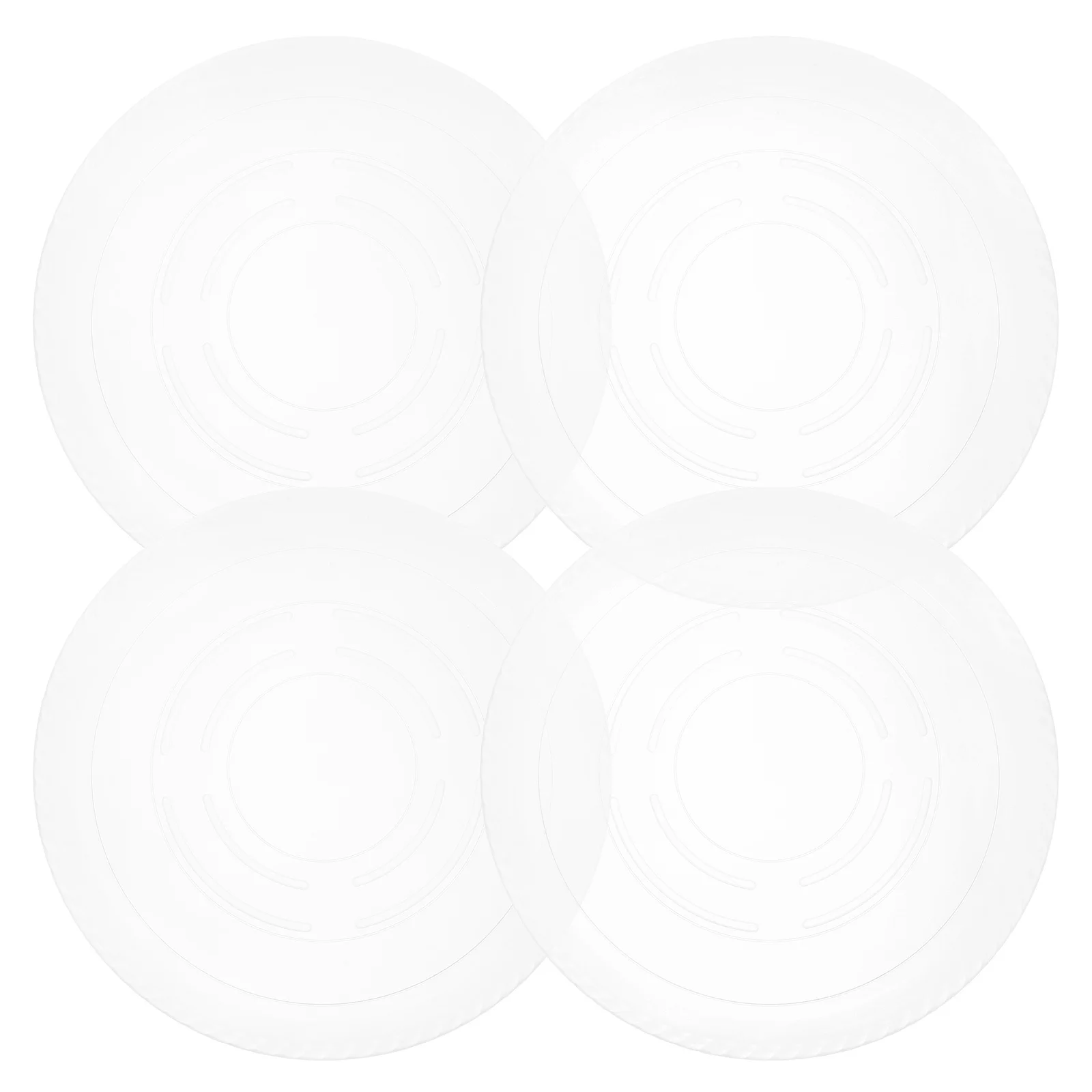 

4pcs Plastic Plants Pot Saucer Round Drain Pan For Indoor Outdoor Use Drip Trays Garden Flower Pots Clear Planter Tray Plastic