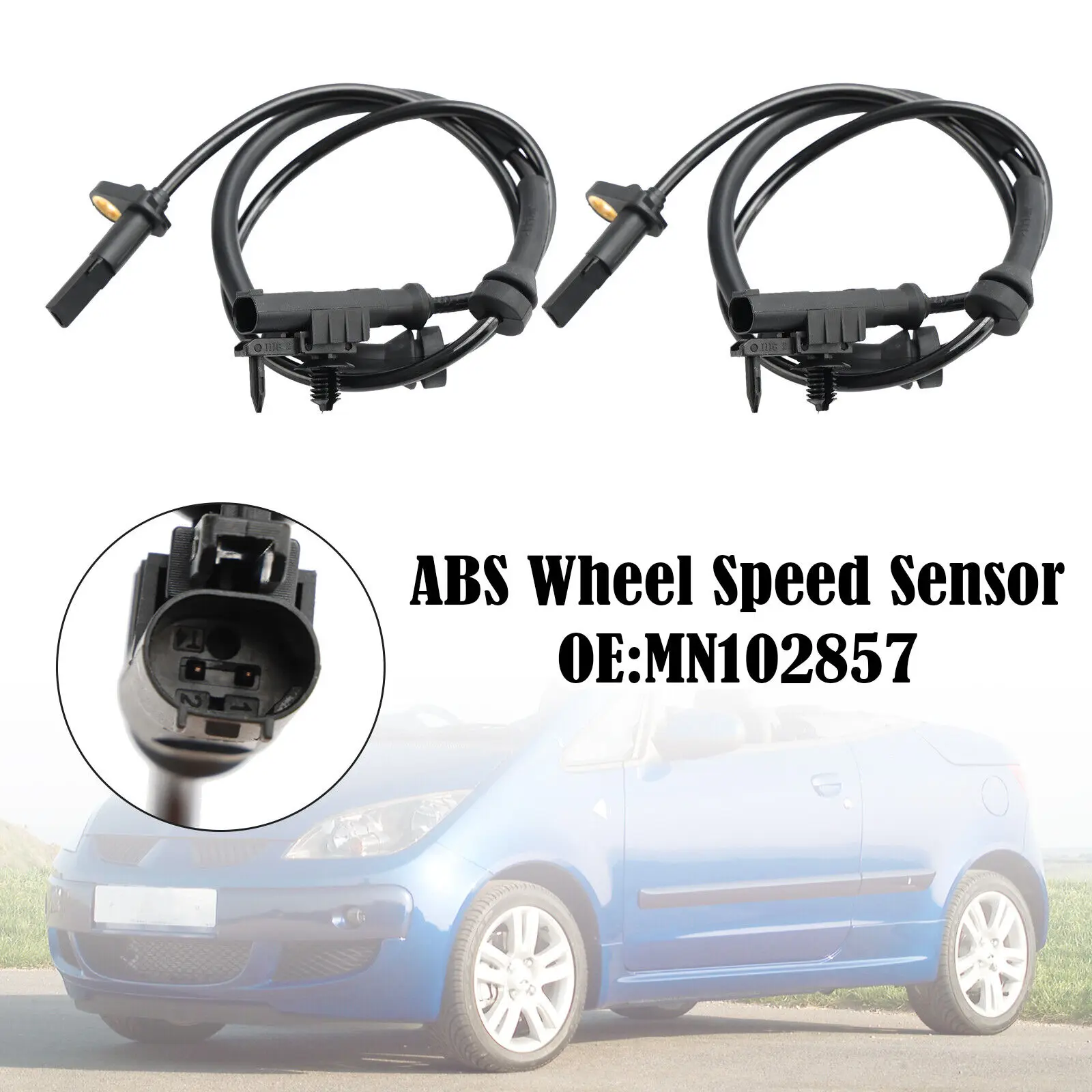 

2Pcs Front ABS Wheel Speed Sensor For Mitsubishi Colt Colt CZC VI MN102857