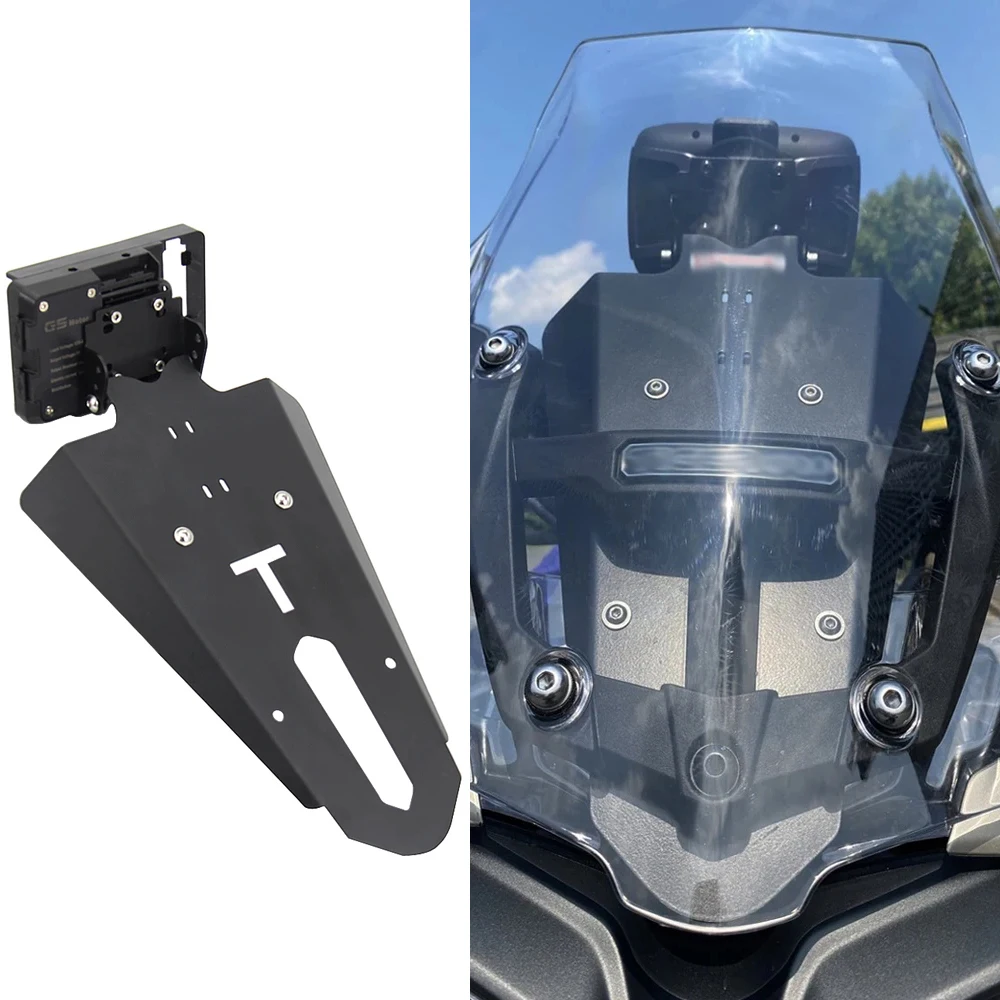 Soporte frontal para teléfono inteligente, placa de navegación GPS, compatible con Tiger 1200, XCA, XRX, 2018, 2019, 2020