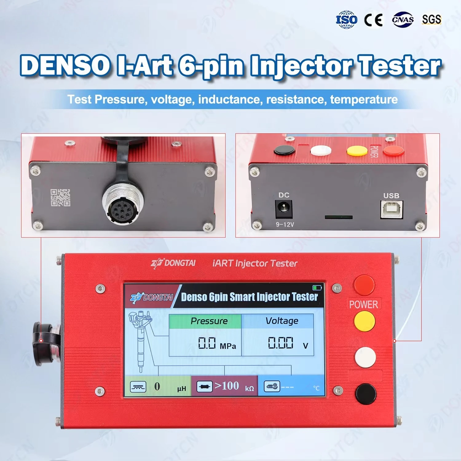 DENSO I-Art Common Rail Injector Tester with Injection Spray Angle & Pressure for